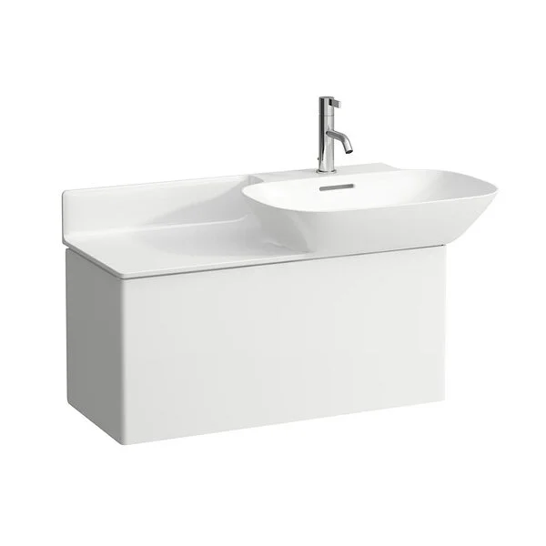 Тумба под раковину подвесная Laufen Ino 77 см матовая белая 4.2540.1.030.170.1 (детальная фотография)