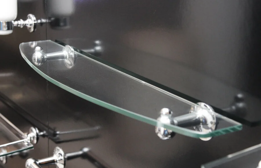 Полка со стеклом для ванной, цвет светлое золото, Devon&Devon New York NY110OT (детальная фотография)