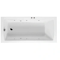 Ванна гидромассажная Excellent Aquaria Soft 160 x 70 см, белый/хром, WAEX.AQU16.SOFT.CR