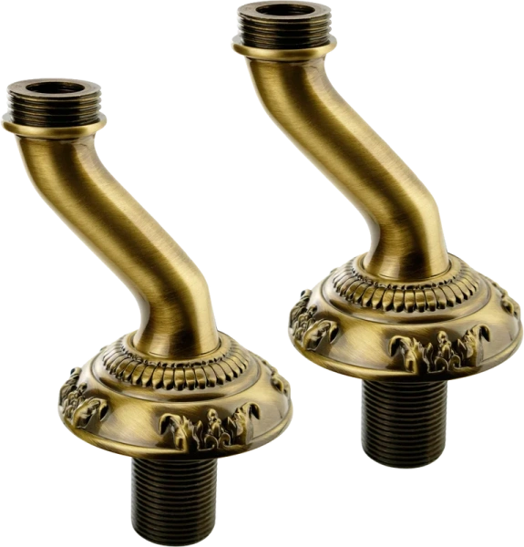 Полуколонны на борт ванны Migliore Cristalia Crystal бронза 18570 (детальная фотография)