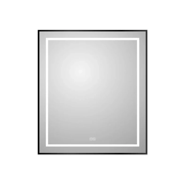 Зеркало с подсветкой BelBagno Kraft 70 см черное SPC-KRAFT-700-800-LED-TCH-WARM-NERO (детальная фотография)