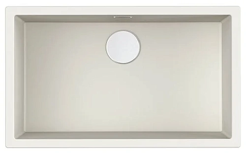 Мойка для кухни Omoikiri Yamakawa 75-U/I-WH 75 см белая - фото 1