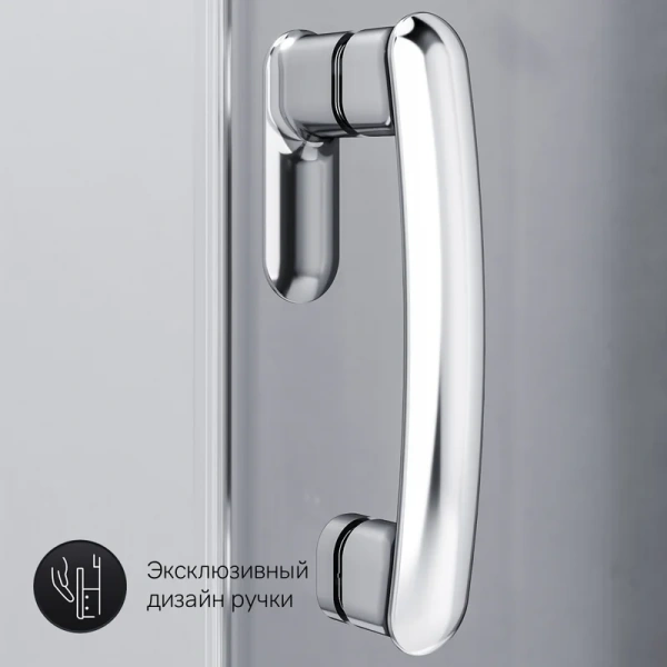 Душевой уголок Am.Pm Like 90x90 см стекло тонированное W83G-315-090CG (детальная фотография), тонированные