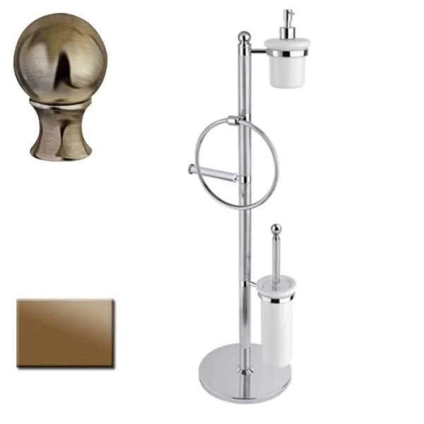 Стойка для ванной Cezares Olimp-WBD фурнитура Swarovski (детальная фотография), напольные