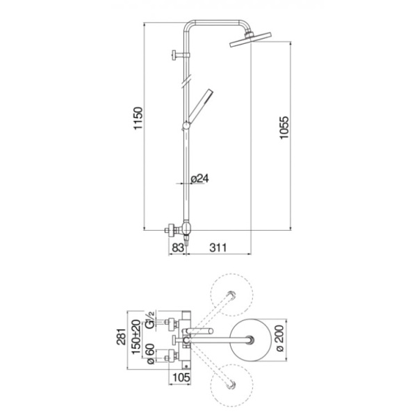 Схема (детальная фотография), современные, hi-tech