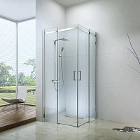 Душевой уголок BERGES Melita 90x90 см профиль хром сильвер