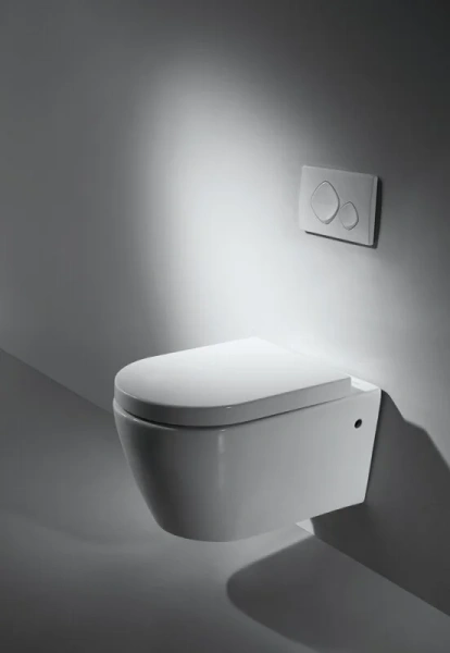 Унитаз подвесной Bravat Gina C2190UW-ENG (детальная фотография), современные, hi-tech