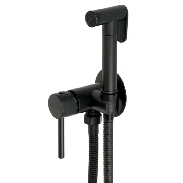 Гигиенический душ со смесителем Migliore Fortis Black черный матовый 31555 (детальная фотография), черные