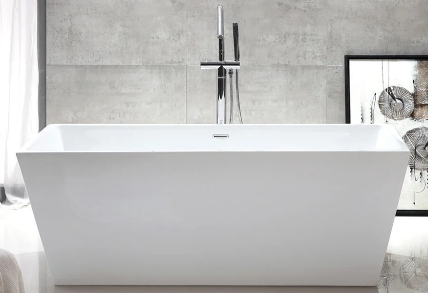 Акриловая ванна Abber 170х80 см отдельностоящая AB9224-1.7 (детальная фотография)