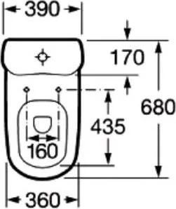 Крышка-сидение с микролифтом Roca Giralda дюропласт ZRU9000047 (детальная фотография) index_1