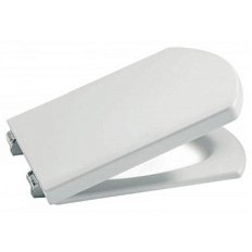 Сиденье для унитаза, петли хром, цвет белый матовый, Simas Flow FL 27 BI MATT