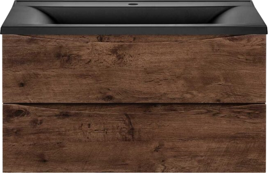 Тумба под раковину подвесная Vincea Mia 74 см R.Wood VMC-2MA750RW (детальная фотография), 75 см