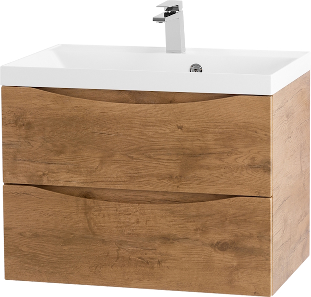Тумба под раковину подвесная BelBagno Marino 60 см rovere nature MARINO-600-2C-SO-RN-P (детальная фотография)