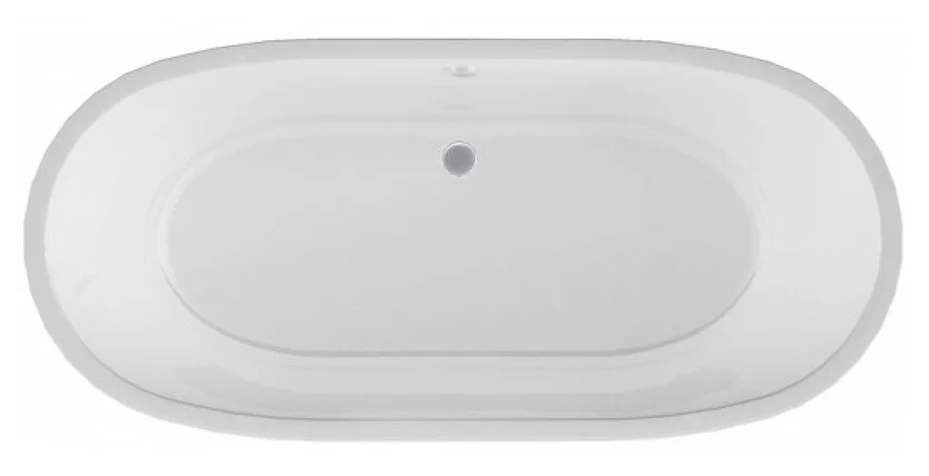 Ванна акриловая Aima Design Tondo 174 x 80 см отдельностоящая, белый, 01тон17480 (детальная фотография), современныe, hi-tech