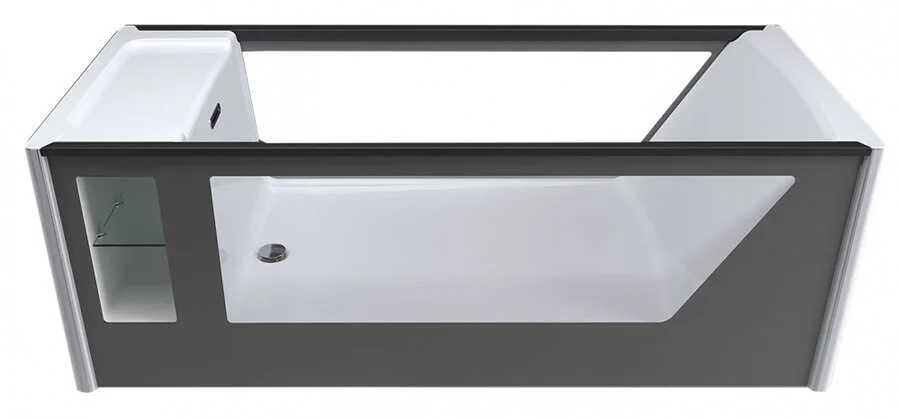 Ванна Aima Design Genesis 180 x 75 см, отдельностоящая, белый, 01ген1875 (детальная фотография), акриловые