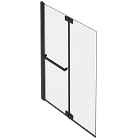 Шторка для ванны Jacob Delafon Adequation 100x140 см черная