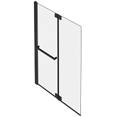 Шторка для ванны Jacob Delafon Adequation 100x140 см черная