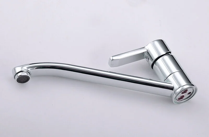 Смеситель для кухни IDDIS Sena с поворотным изливом SENSB00i05 (детальная фотография), высокие, недорогие, округлая форма