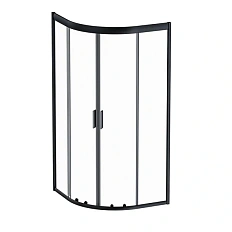 Душевой уголок Am.Pm Gem 90х90 см профиль черный матовый