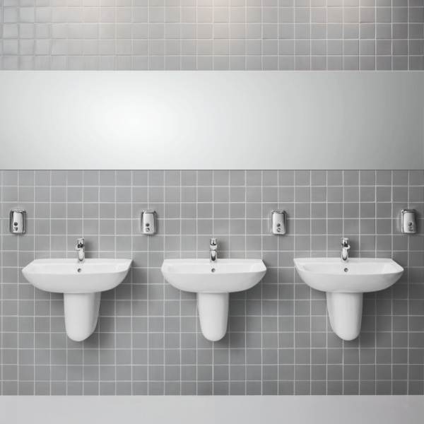 Раковина Grohe Bau Ceramic 65 см подвесная 39420000 (детальная фотография), одинарные, недорогие