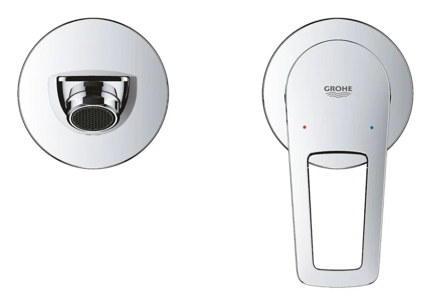 Смеситель для раковины Grohe BauLoop однорычажный 20289001 (детальная фотография), однорычажные, двухрычажные