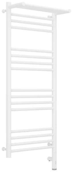 Полотенцесушитель электрический Сунержа Богема 3.0 40х100 см правый белый матовый 30-5807-1040 (детальная фотография), электрические с наружной вилкой, электрические скрытого подключения, правое подключение