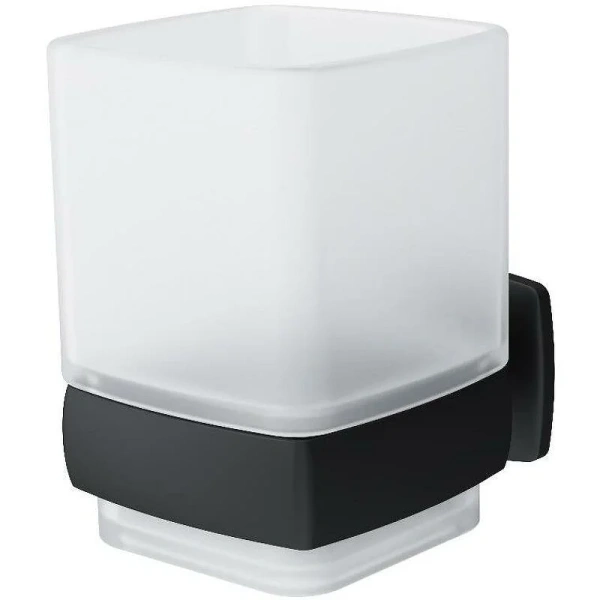 Набор аксессуаров для ванной Am.Pm Gem черный AK90D2106B (детальная фотография), белые, черные, комбинированные