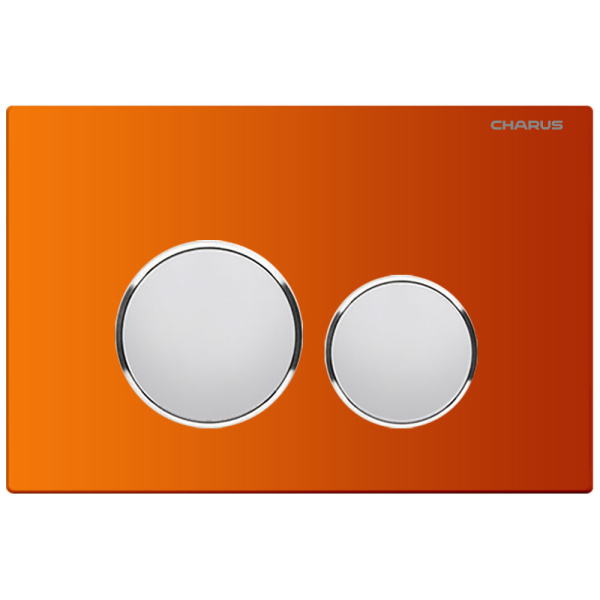 Клавиша смыва Charus Bagliore оранжевая FP.330.FOXY.10 (детальная фотография)