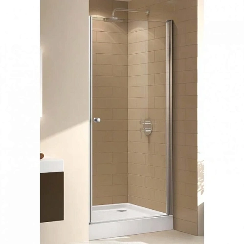 Душевая дверь в нишу Cezares Eco 75 см прозрачное стекло - фото 1