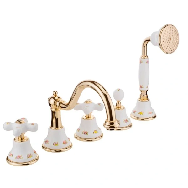 Смеситель для ванны Migliore Provance золото 19480 (детальная фотография)