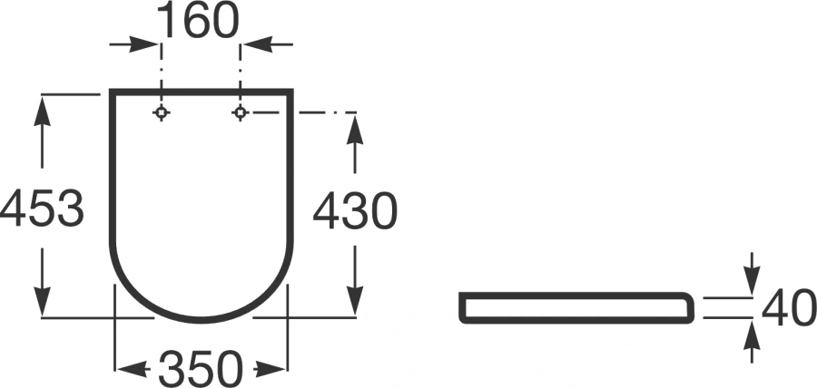 Унитаз с инсталляцией Roca The Gap Round Pack с сиденьем 893105000 (детальная фотография), с инсталляцией index_1