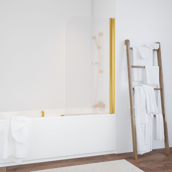 Душевая шторка на ванную стекло сатин Vegas-glass EV 76 10 R (детальная фотография), по запросу