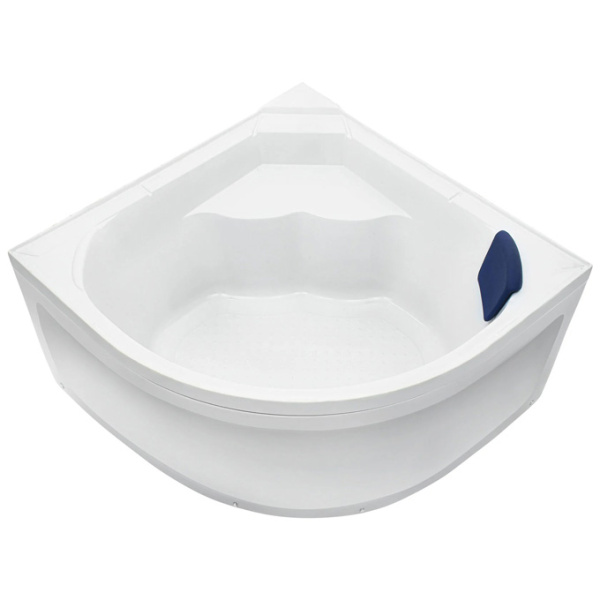 Ванна акриловая River 135x135 см полукруглая WEMOR 135/135/55 C (детальная фотография), акриловые