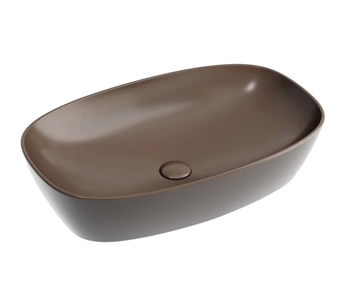 Раковина Ceramica Nova Element 60 см темно-коричневая CN6049MDB (детальная фотография)