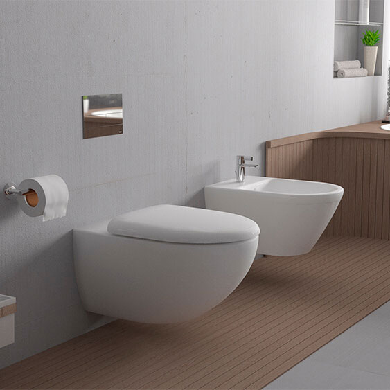 Унитаз с инсталляцией TECE 1000102 (детальная фотография), с инсталляцией