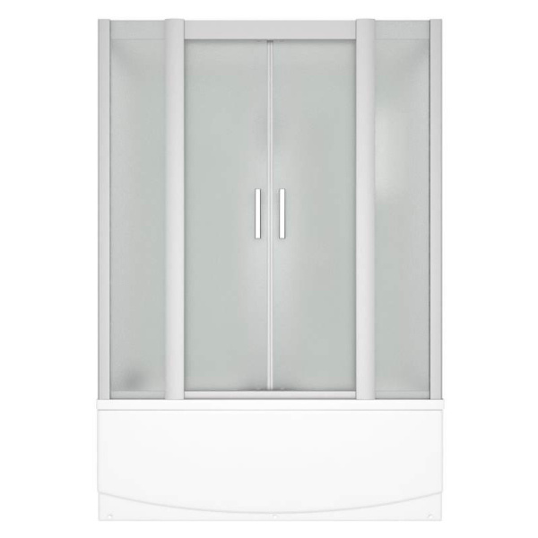 Душевой бокс, задние стенки белые, стекло матовое, Erlit ER 4515TP-C3 ER4515TP-C3 (детальная фотография), прямоугольные