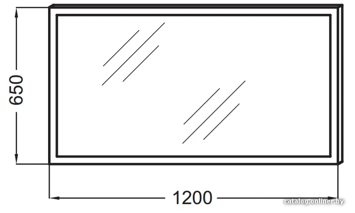 Зеркало с подсветкой Jacob Delafon 120 см настенное EB1444-NF (детальная фотография), в наличии