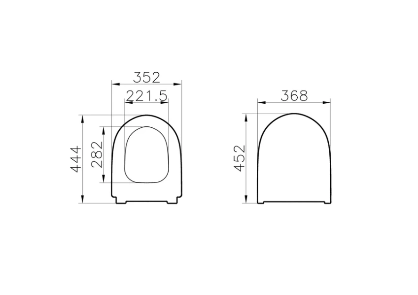 Унитаз с инсталляцией VitrA Sento L-Box сиденье с микролифтом 9830B003-7211 (детальная фотография) index_1