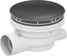 Сифон для душевых поддонов RGW Velplex QYD-01 графит