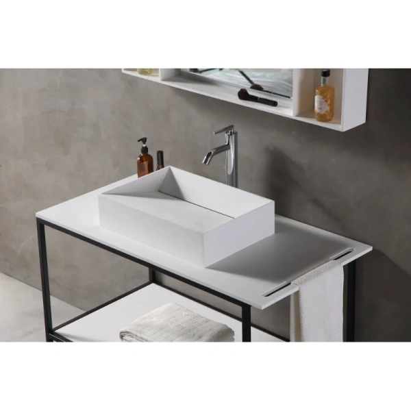 Консоль под раковину Abber Stein 106 см напольная AS2631 (детальная фотография) index_1