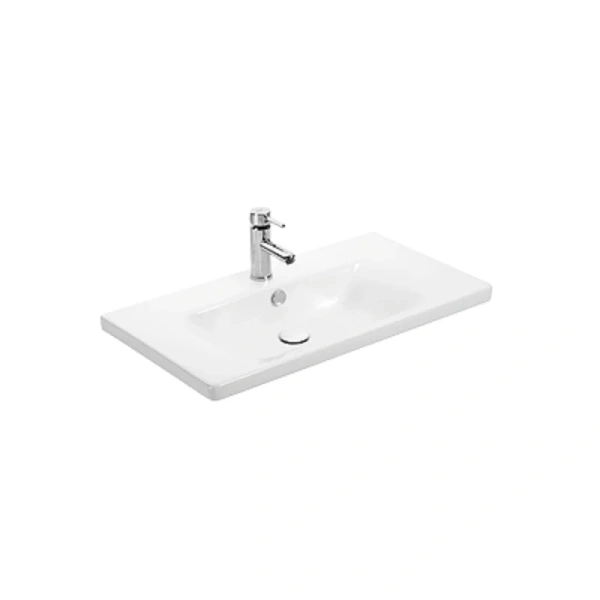 Раковина мебельная Misty Soft 90 см белая 13090-KL (детальная фотография)