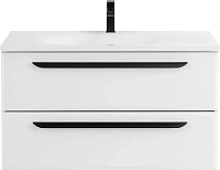 Тумба под раковину подвесная Cezares Eco 90 см bianco opaco