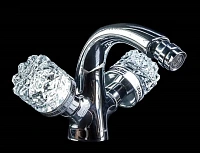 Смеситель для биде Boheme Crystal хром