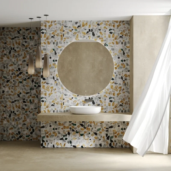 Раковина Salini Gloria 05 64 см накладная, белый матовый 1102205M (детальная фотография), современные, hi-tech