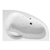 Ванна гидромассажная Excellent Newa Relax 160 x 95 см, правая, белый/хром, WAEX.NEP16.RELAX.CR