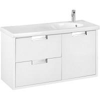 Тумба под раковину подвесная Roca Etna 100 см белый глянец