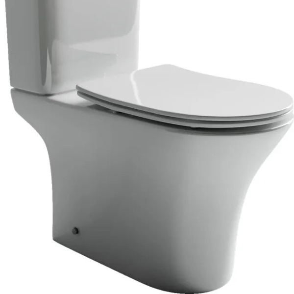 Чаша для унитаза-компакта Ceramica Nova Fortuna безободковая CN9001-B (детальная фотография)