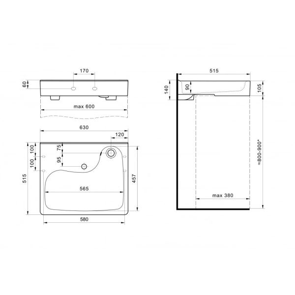 Схема (детальная фотография), белые