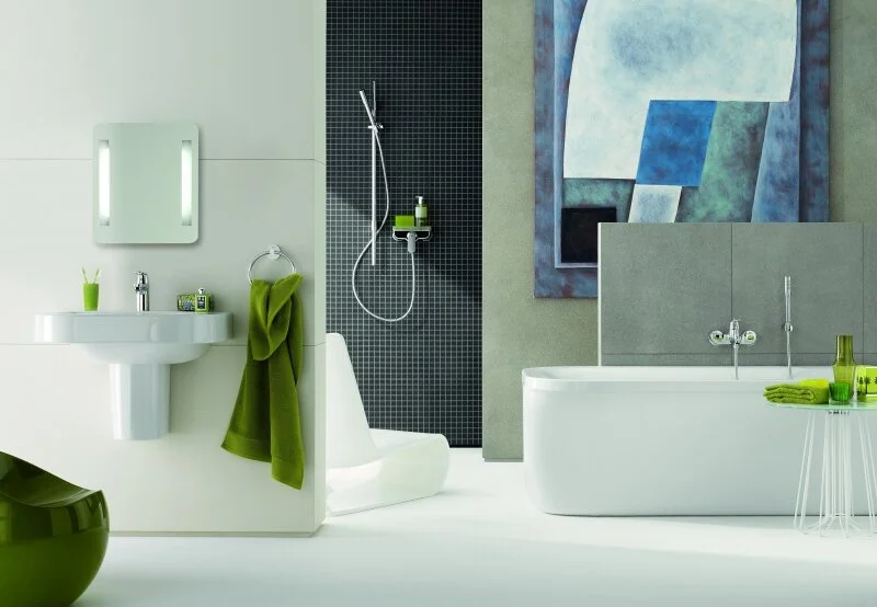 Смеситель для раковины Grohe Eurosmart Cosmopolitan с цепочкой 23326000 (детальная фотография), из латуни, недорогие, округлая форма