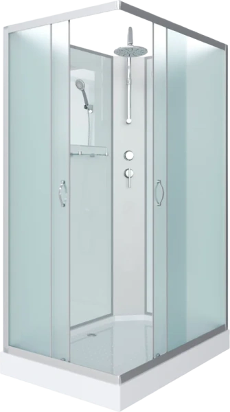 Душевая кабина Niagara Classic 110x80 см стекло матовое 431853QBKT (детальная фотография)